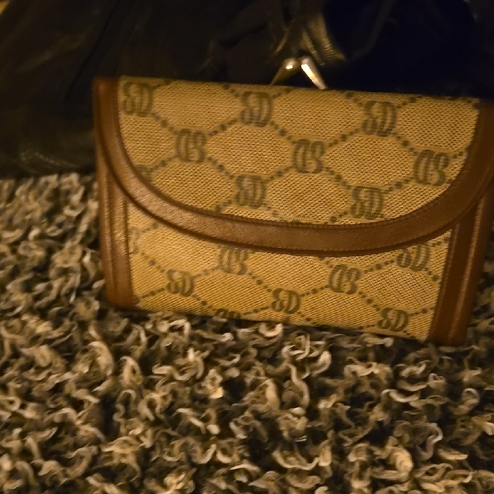 Brown and Tan Designer Women's Bag
